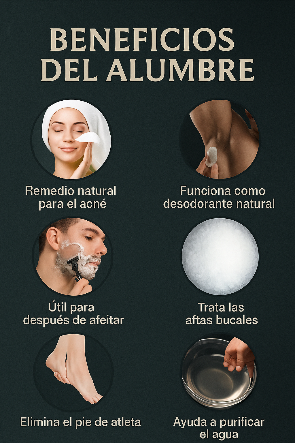 Bloque de Alumbre para Después del Afeitado