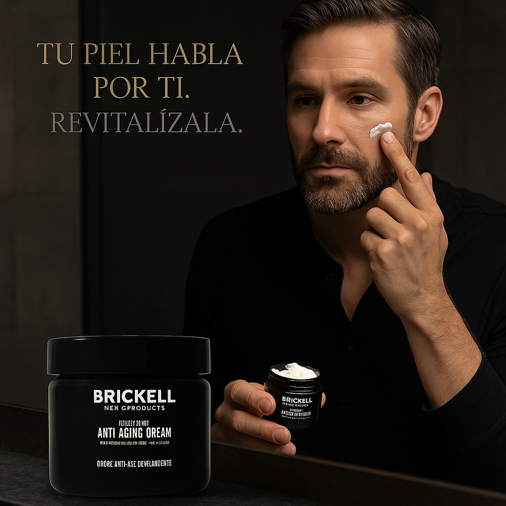 Crema Anti-Edad para Hombres: Brickell Men’s Nocturna