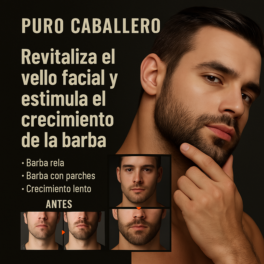 Aceite para Crecimiento de Barba con Minoxidil: Minoxidil para Hombres