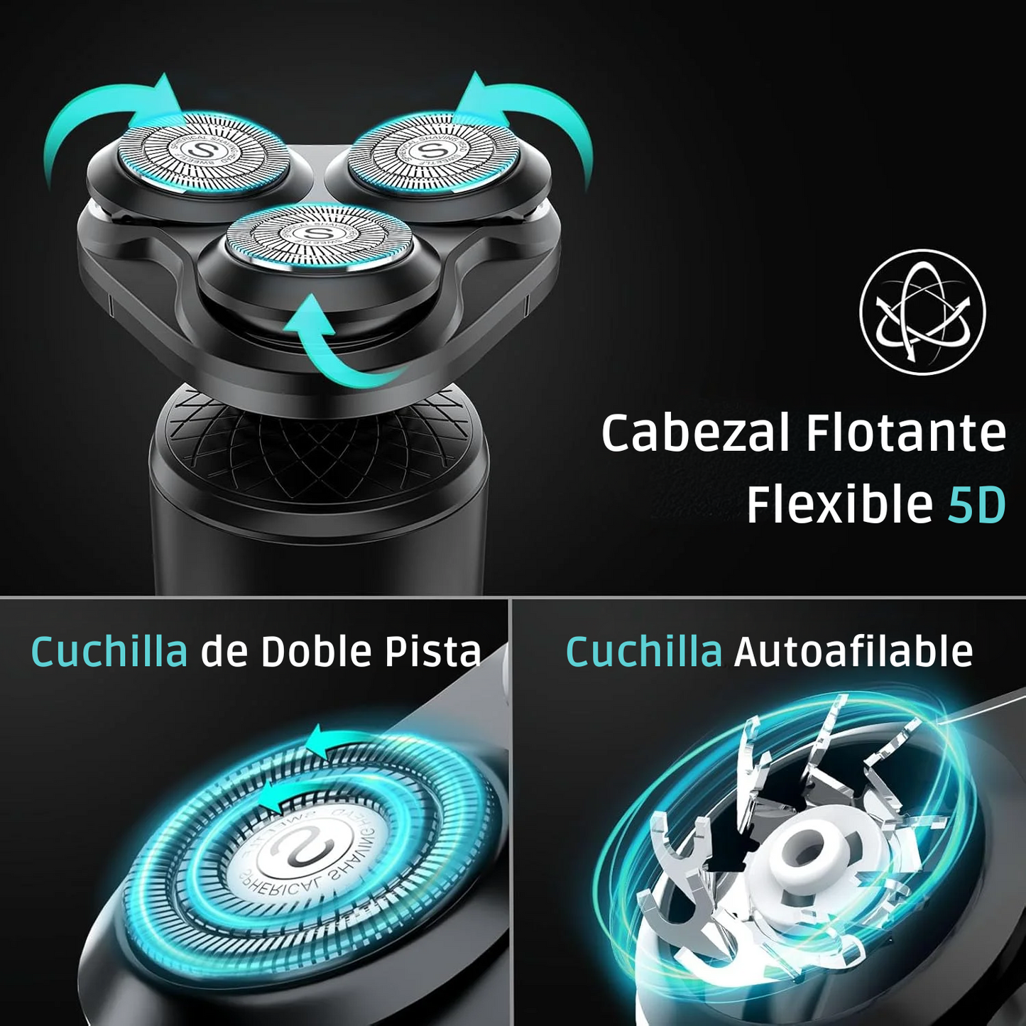 Afeitadora Eléctrica Para Hombres