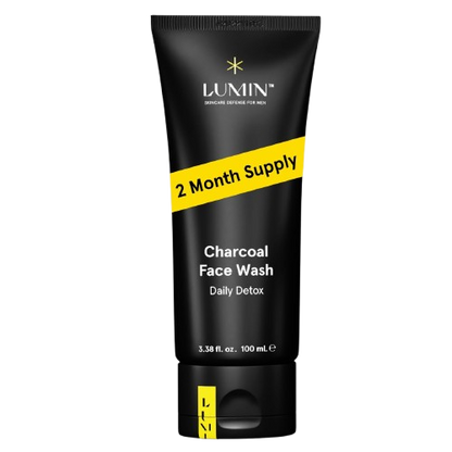 Limpiador Facial de Carbón Activado para Hombres - Lumin