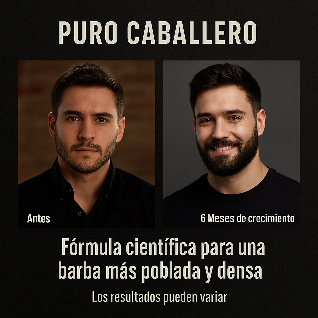 Aceite para Crecimiento de Barba con Minoxidil: Minoxidil para Hombres